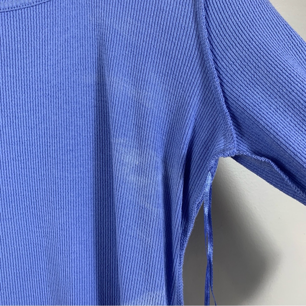 Soft Sorroundings Ribbed 3/4 sleeves Aria Dress in Persian Jewel—Medium - Picture 14 of 16